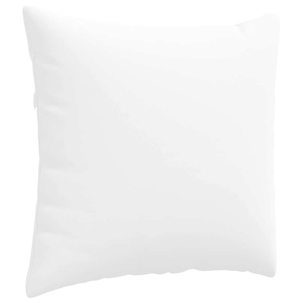 Sofa Pillows 2 pcs White 50 x 50 cm Fabric